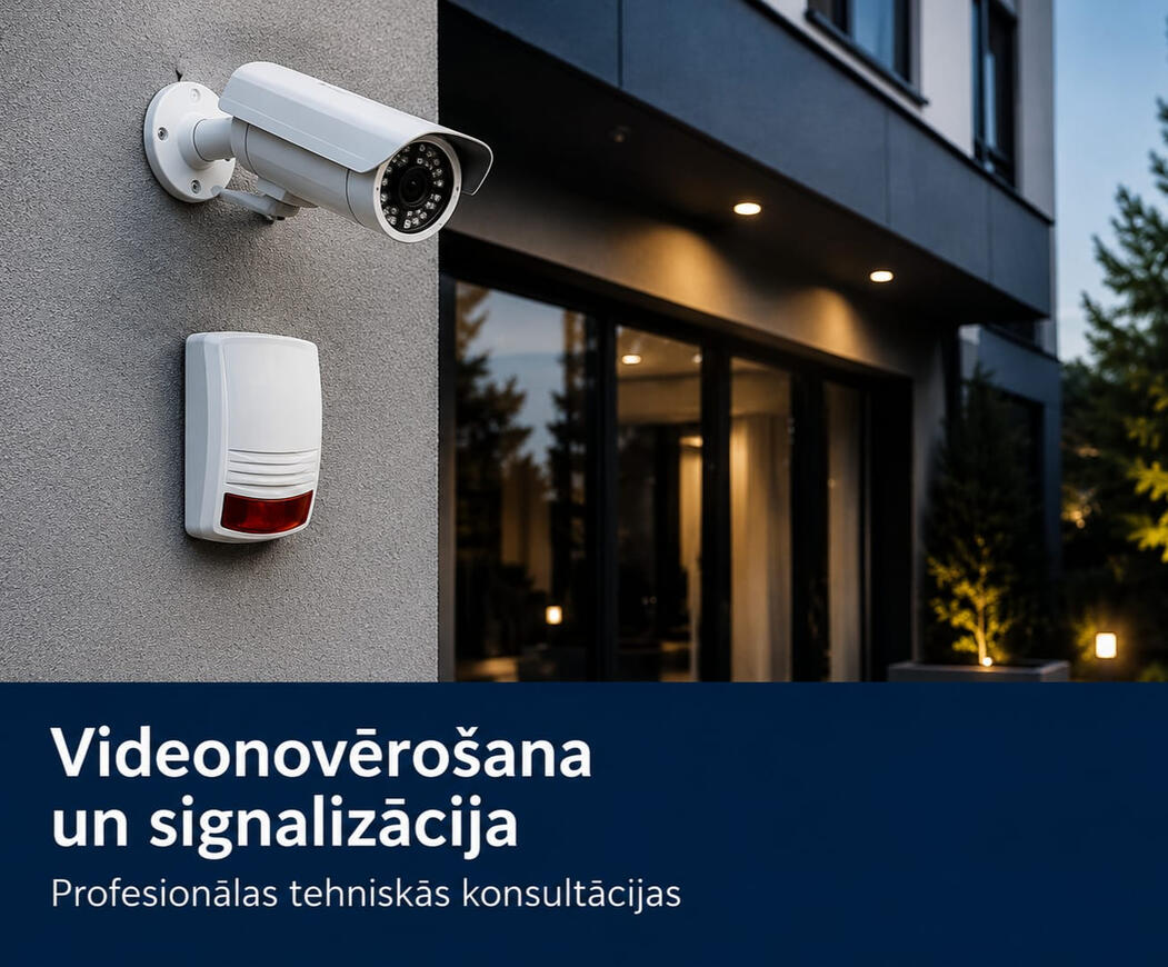 videonovērošana un signalizācijas