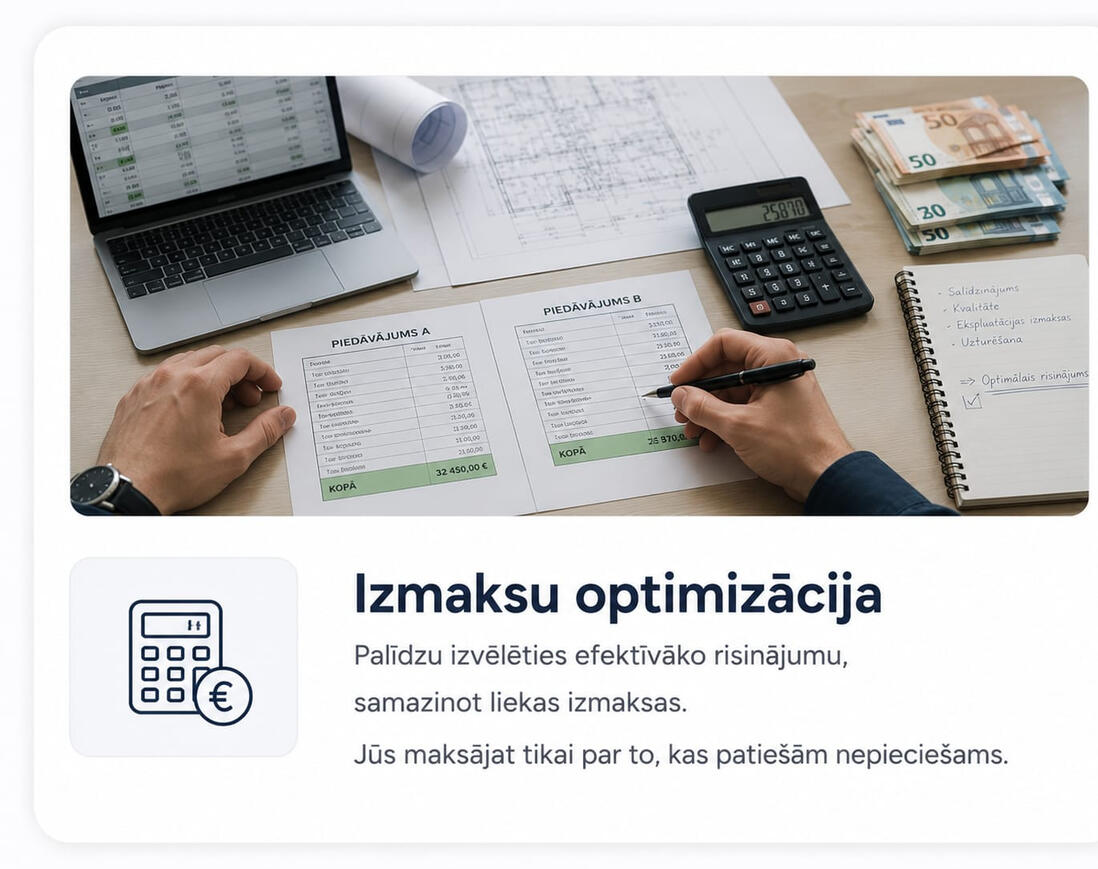 Izmaksu optimizācija
